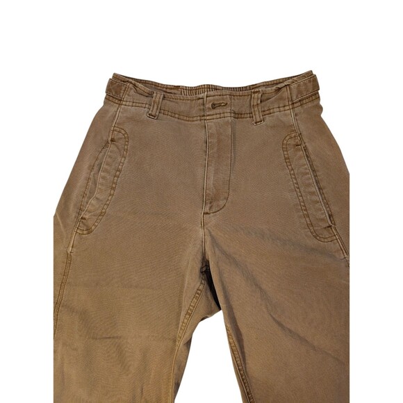 Vintage Old Navy Jeans Womens S Tan Sky-High Straight Rise Pants Elastic Waist - Picture 4 of 4